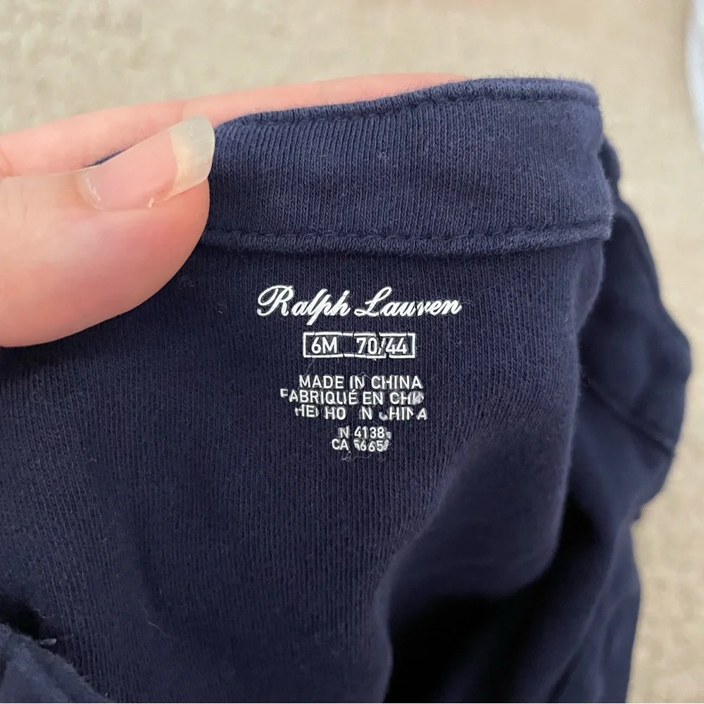 Ralph Lauren Navy Blue Cardigan 6 Months
